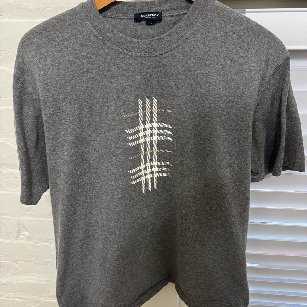 Burberry Charcoal Gray Short Sleeve Tee